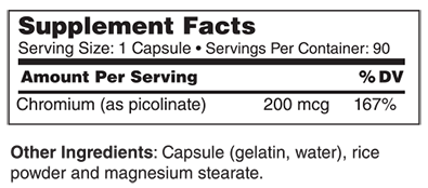 Chromium Picolinate 200 mcg