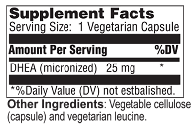 DHEA 25 mg Micronized