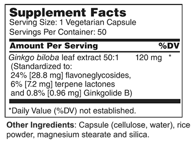 Ginkgo Biloba 120 mg