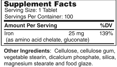 Iron 25mg