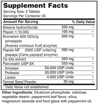Digestive Enzymes with Betaine