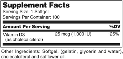 Vitamin D3 1000 IU