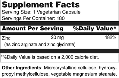 Zinc Chelate 20 mg
