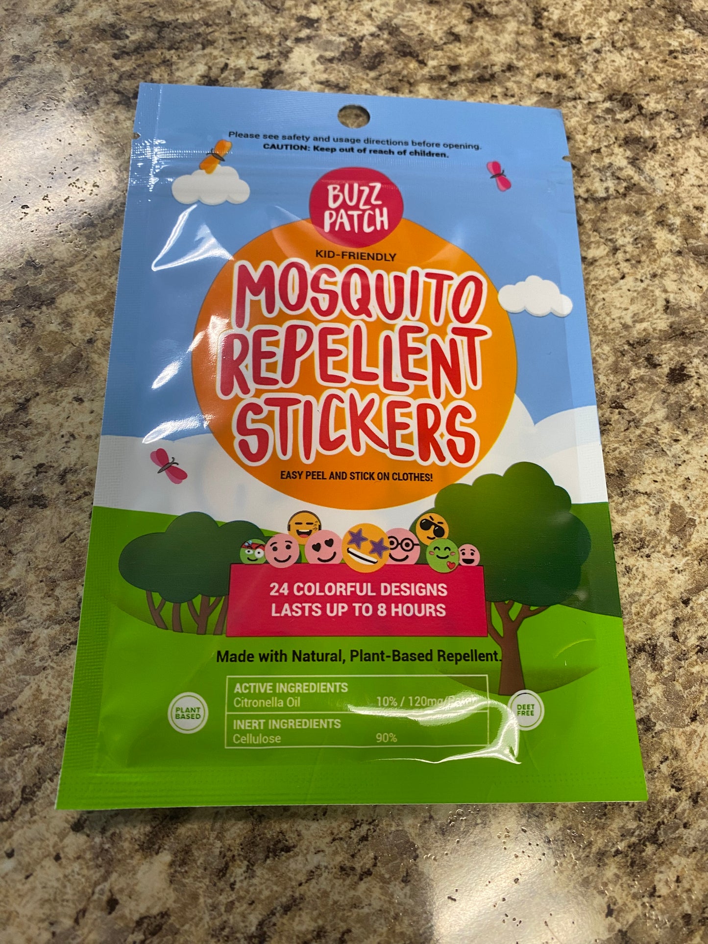 Buzz Patch Mosquito Repellent Stickers 24ct
