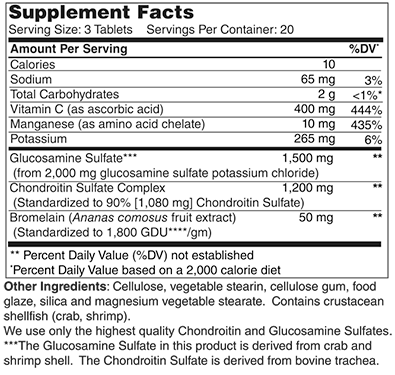 Glucosamine and Chondroitin Plus