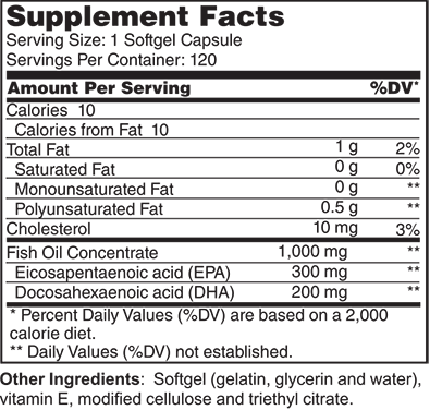 Omega-3 Fish Oil Enteric Coated (HP)