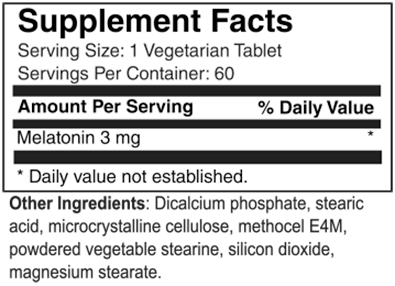 Melatonin 3 mg Sustained Release