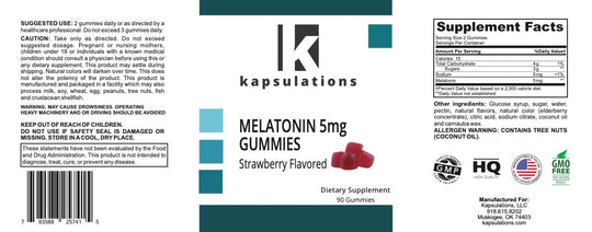 Melatonin Gummies by Kapsulations