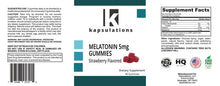 Load image into Gallery viewer, Melatonin Gummies by Kapsulations
