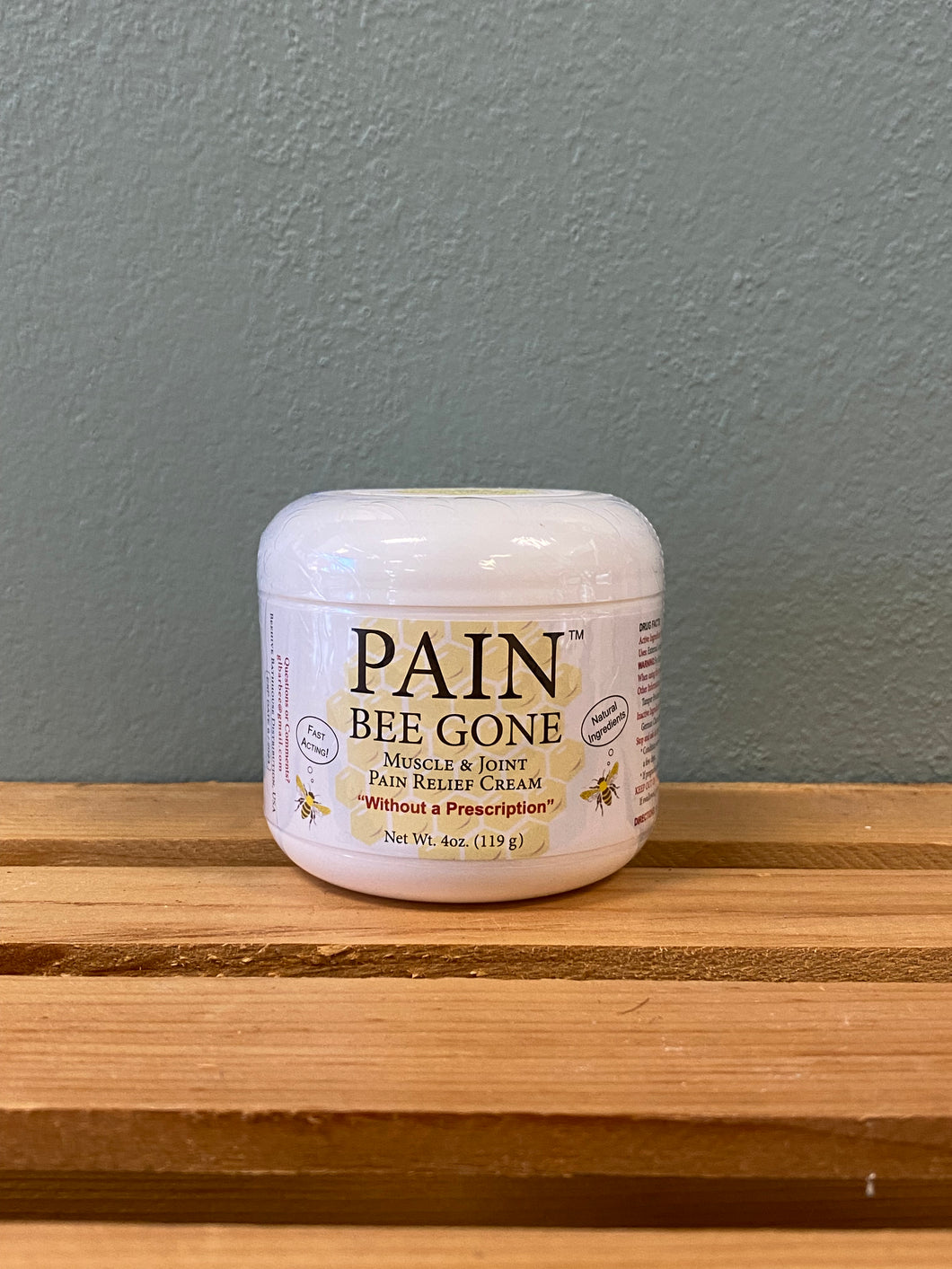 Pain Bee Gone Muscle & Joint Pain Relief Cream