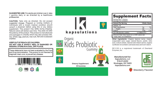 Kid's Probiotic Gummies by Kapsulations